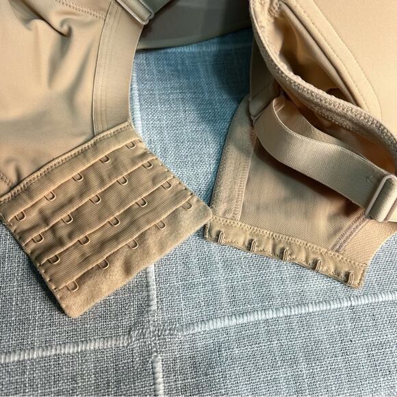 Cacique 40H Bra Lightly Lined T Shirt Bra No Wire Nude Tan Wireless Lane Bryant - Picture 5 of 10